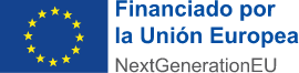 Logotipo. Financiado por la Unión Europea. Programa Next Generation EU